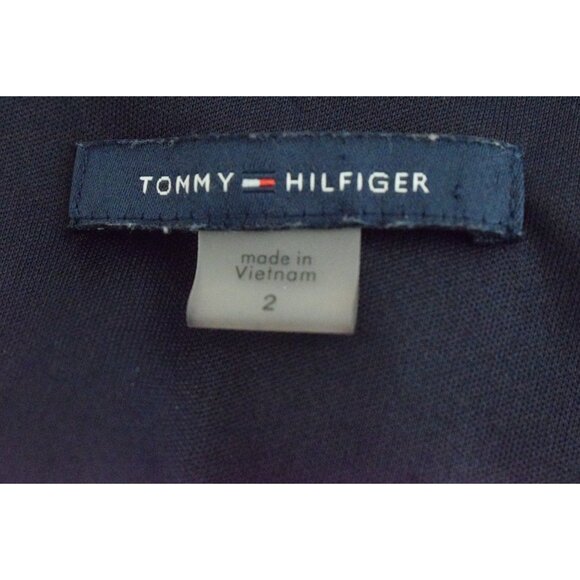 Vintage 90s Tommy Hilfiger A-line Navy‎ Dress - Picture 8 of 10